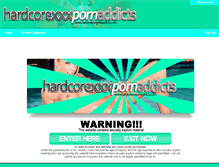 Tablet Screenshot of hardcorexxxpornaddicts.com